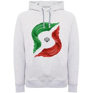 هودی مردانه مدل پرچم ایران F1338