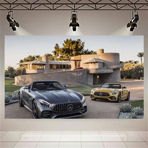 تابلو بوم طرح ماشین مدل مرسدس بنز AMG GT-R کد AR2300 