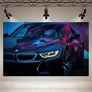 پوستر طرح ماشین مدل BMW i8 کد AR6110