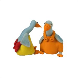 مجسمه مدل مرغ مجموعه 2 عددی