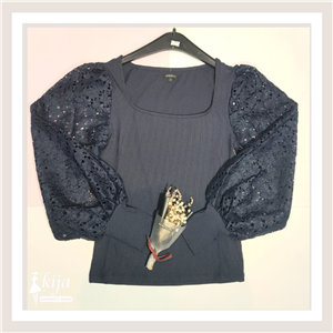 پیراهن مجلسی آستین گیپور  کد 06