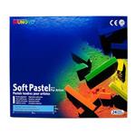 پاستیل گچی 24 رنگ مونگیو مدل soft pastel mongyio کد GH50