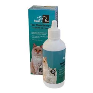قطره پاک کننده دور چشم گربه رویال وت مدل TEAR STIN REMOVER حجم 60 میلی لیتر