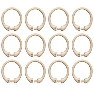 حلقه پرده حمام مدل قفلی بسته 12 عددی