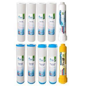 فیلتر دستگاه تصفیه آب اس اس وی مدل X-6 مجموعه 10 عددی
