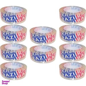 چسب نواری رازی کد 12 عرض 1.8 سانتی متر بسته 10 عددی