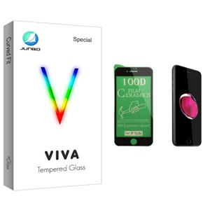 محافظ صفحه نمایش سرامیکی جانبو مدل Viva Glass مناسب برای گوشی موبایل اپل iPhone 8 Junbo Ceramics Screen Protector For Apple 