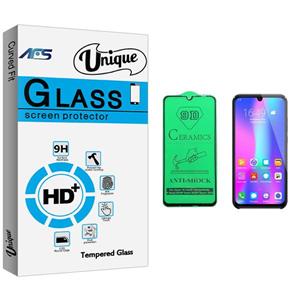 محافظ صفحه نمایش سرامیکی ای اف اس مدل Unique Glass مناسب برای گوشی موبایل آنر 10lite 