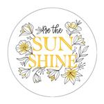 زیر لیوانی راهکار برگ بهشت مدل SUN SHINE بسته 12عددی