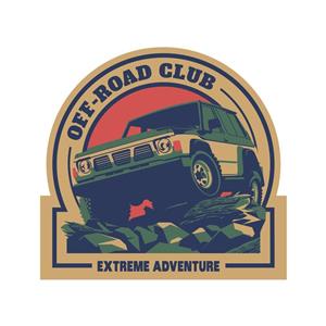 استیکر بدنه خودرو طرح آفرود مدل نیسان