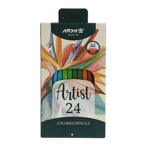مداد رنگی 24 رنگ آریا مدل آرتیست