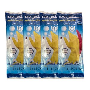 دستکش آشپزخانه لاله مدل لیلیوم بسته 4 عددی