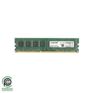 رم دسکتاپ DDR3 تک کاناله 1333 مگاهرتز CL9 کروشیال  ظرفیت 4 گیگابایت
