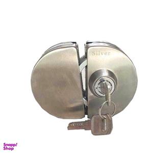 قفل درب شیشه ای مدل Silver-012A