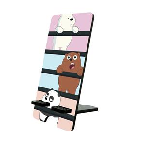 پایه نگهدارنده گوشی موبایل و تبلت طرح پاندا و خرس کوچولو کد 2054359