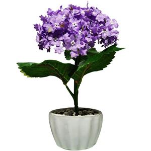 گلدان به همراه گل مصنوعی کد375