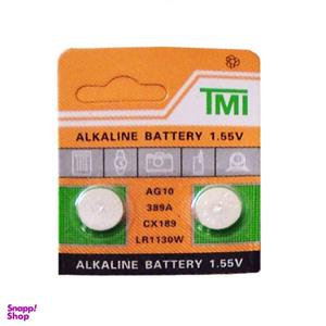 باتری ساعت تی ام آی مدل AG10 389A CX189 LR1130 بسته 2 عددی