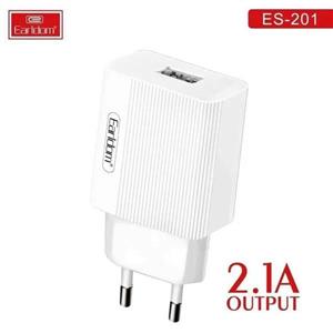 شارژر دیواری ارلدام مدل ES-201 به همراه کابل تبدیل USB-C