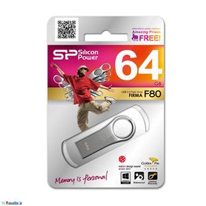 فلش مموری USB 2.0 سیلیکون پاور مدل فیرما اف 80 ظرفیت 16 گیگابایت Silicon Power Firma F80 Flash Memory - 16GB