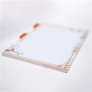 کاغذ کلاسور کاما طرح دختر بسته 100 عددی