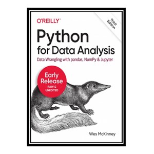کتاب Python for Data Analysis, 3rd Edition اثر Wes McKinney انتشارات مؤلفین طلایی