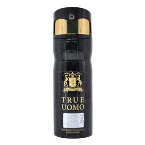 اسپری خوشبو کننده بدن مردانه مای پرفیومز مدل True Uomo حجم 150 میلی لیتر