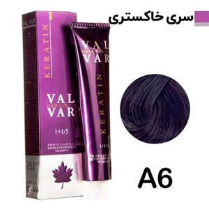 رنگ مو وال وار سری خاکستی شماره A6 حجم 120 میلی لیتر رنگ بلوند خاکستری متوسط