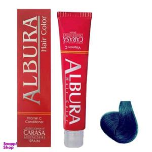 رنگ مو آلبورا مدل carasa شماره F16 حجم 100 میلی لیتر رنگ آبی