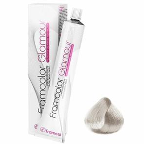 رنگ مو فرامسی مدل glamour شماره 9.6 حجم 100 میلی لیتر رنگ بلوند مرواردیدی بسیار روشن