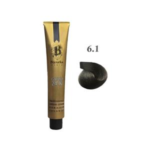 رنگ مو بیجورکا شماره 6.1 حجم 100 میلی لیتر رنگ بلوند خاکستری تیره
