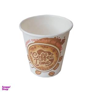 لیوان یکبار مصرف مدل قهوه 90cc بسته 100 عددی