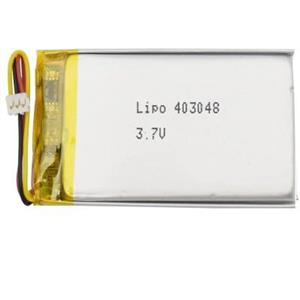 باتری لیتیوم پلیمر 3.7 ولت با ظرفیت 700mAh سایز 403048