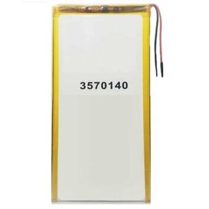باتری لیتیوم پلیمر 3.7 ولت با ظرفیت 6000mAh سایز 3570140