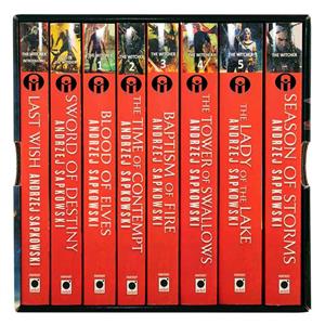 کتاب The Witcher اثر Andrzej Sapkowski انتشارات الوندپویان 8 جلدی