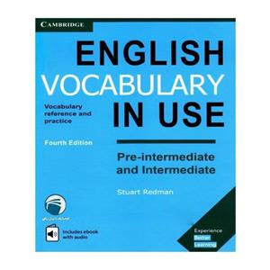 کتاب English Vocabulary In Use Pre Intermediate And Intermediate اثر Stuart Redman انتشارات دنیای زبان