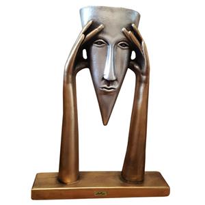 مجسمه لیلپار طرح ماسک مدل DKH-7231 B