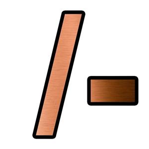 تابلو راهنما آژنگ طرح مستطیل مدل شماره و اعداد کد NUC-/-437