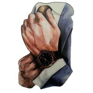 تاپر تزیین کیک به گز مدل jentelman