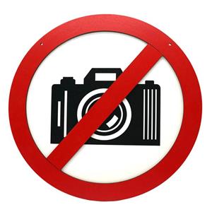 تابلو بازدارنده رین استارز مدل عکسبرداری ممنوع کد 127