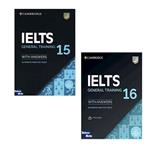 کتاب Cambridge IELTS 15_16 General اثر جمعی از نویسندگان انتشارات زبان مهر 2 جلدی