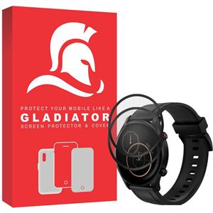 محافظ صفحه نمایش گلادیاتور مدل GWP2000 مناسب برای ساعت هوشمند هایلو Ls04 Rs3 بسته دو عددی Gladiator Screen Protector For Haylou Pack of 