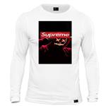 تی شرت آستین بلند مردانه مدل Supreme کد M19 رنگ سفید