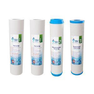 فیلتر دستگاه تصفیه آب اس اس وی مدل  PPCC مجموعه 4 عددی