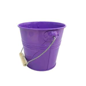 گلدان دکوری مدل سطل فلزی کد 105