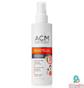 اسپری ضد آفتاب 30 spf سن سی تلیال ای سی ام Acm Sensitelial Sunscreen Spray SPF 30