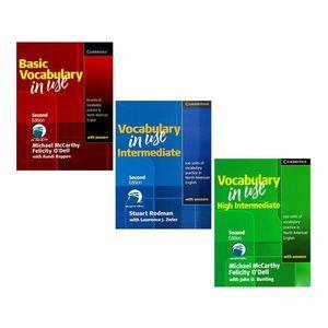 کتاب Vocabulary in use  اثر جمعی از نویسندگان انتشارات دنیای زبان سه جلدی