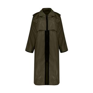 بارانی زنانه جاستیفای مدل W0414206RC OLIVE Justify Rain Coat For Women 