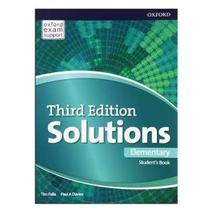 کتاب Solutions Elementary 3rd Edition اثر Paul A.Davies and Tim Falla انتشارات آکسفورد 