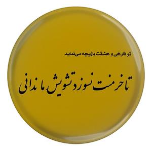 پیکسل مدل شعر سعدی و تو فارغی و عشقت بازیچه می‌نماید  تا خرمنت نسوزد تشویش ما ندانی S12169