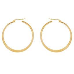 گوشواره زنانه مدل حلقه ای ساده استیل کد 164